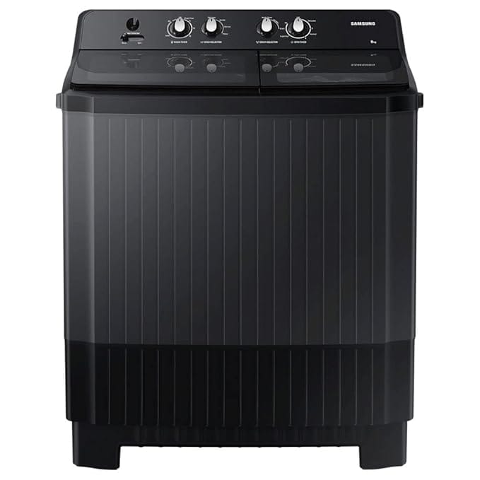 Samsung 8 5 Star Semi-Automatic Top Load Washing Machine Appliance (WT80B3560GB/TL,DARK GRAY)