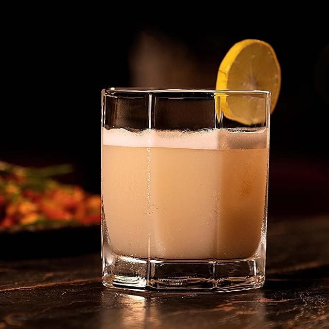 Hexa Whiskey Glass | 300 ML | Brandy Wine Glasses | Perfect Drinking for Bourbon, Whisky, Scotch, Cocktails, Vodka, Rum |