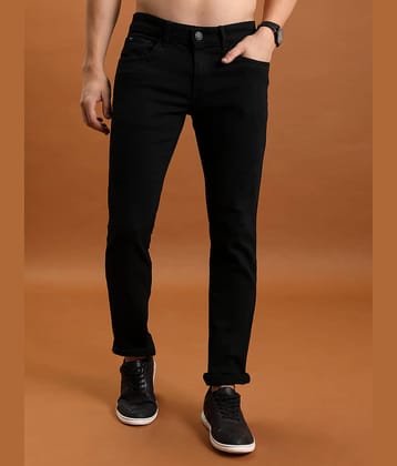 Highlander Straight Basic Men's Jeans - Black ( Pack of 1 )