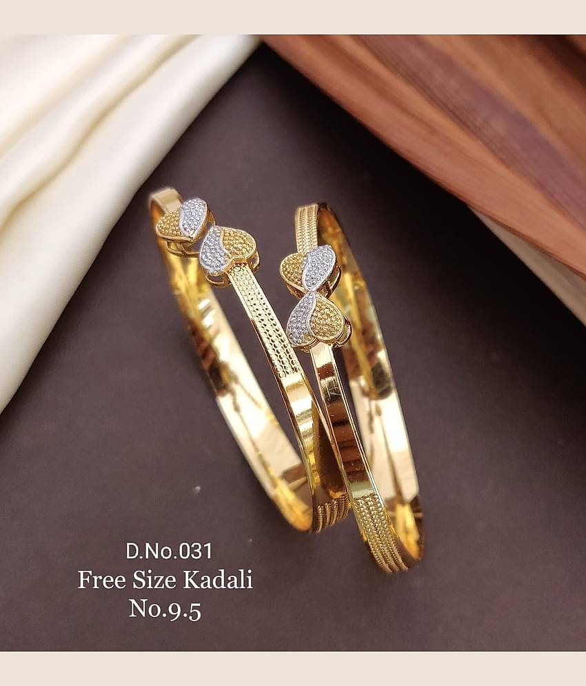 Shivay Fashion Gold Bangle Set ( Pack of 1 )