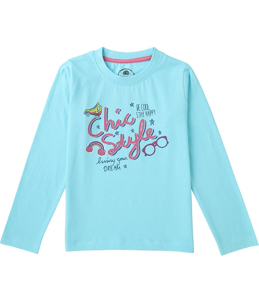 Cub Mcpaws Pack of 1 Girls Cotton T-Shirts ( Green )