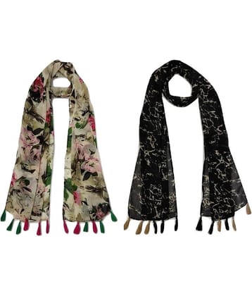 stolevilla Multi Printed Poly Cotton Yarn Stoles