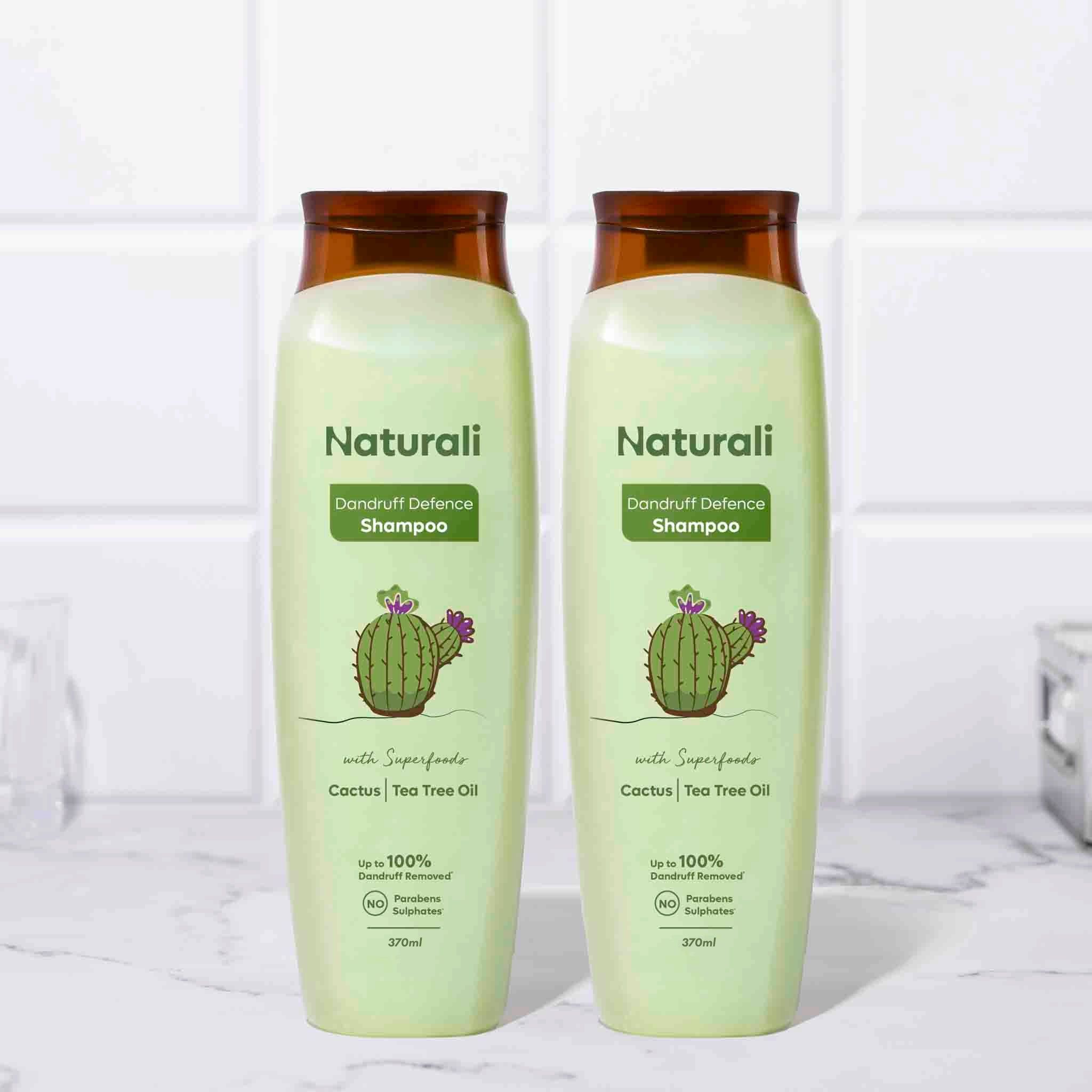 Naturali Dandruff Defence Shampoo (Pack of 2)-370ml x 2