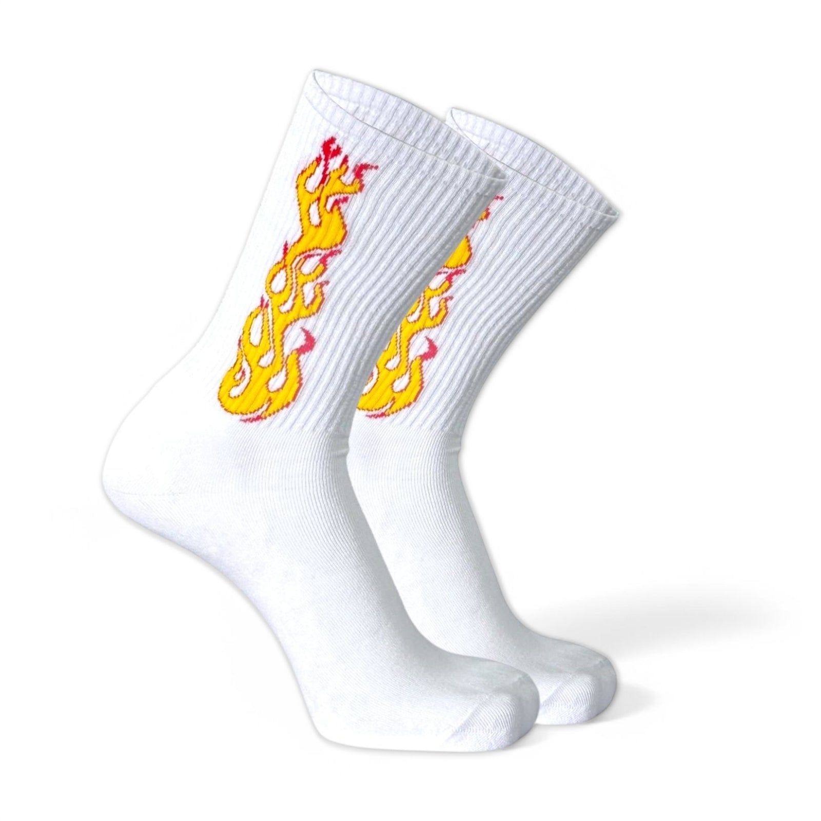 WHITE/YELLOW FLAME- FIRE 2.0 EDITION-Pack of 1-Pair