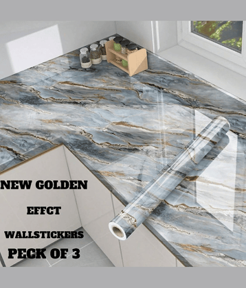 swipe n see Abstract Wallpaper ( 60 x 200 ) cm ( Pack of 3 )