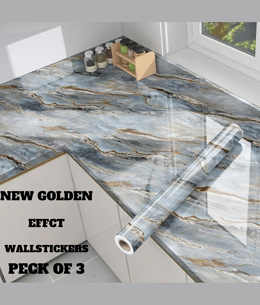 swipe n see Abstract Wallpaper ( 60 x 200 ) cm ( Pack of 3 )