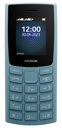 Nokia 110 with Built-in UPI App and Scan & Pay Feature, MP3 Player, Rear Camera, Long-Lasting Battery, and Voice Recorder | Blue Nokia 110 with Built-in UPI App and Scan & Pay Feature, MP3 Player, Rear Camera, Long-Lasting Battery, and Voice Recorder | B