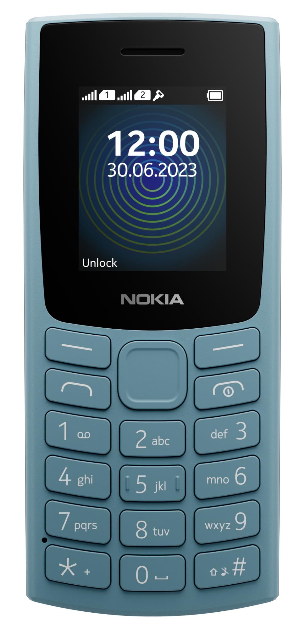 Nokia 110 with Built-in UPI App and Scan & Pay Feature, MP3 Player, Rear Camera, Long-Lasting Battery, and Voice Recorder | Blue Nokia 110 with Built-in UPI App and Scan & Pay Feature, MP3 Player, Rear Camera, Long-Lasting Battery, and Voice Recorder | B