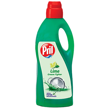 Pril Dishwash Liquid - Lime, 2X Active, 2 L Bottle