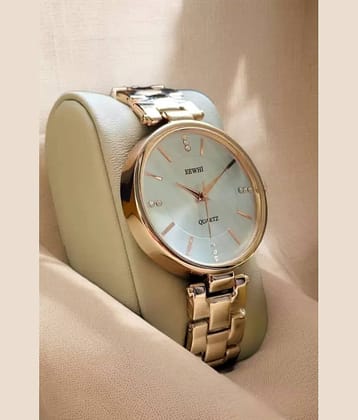 EEWHI Rose Gold Metal Analog Womens Watch