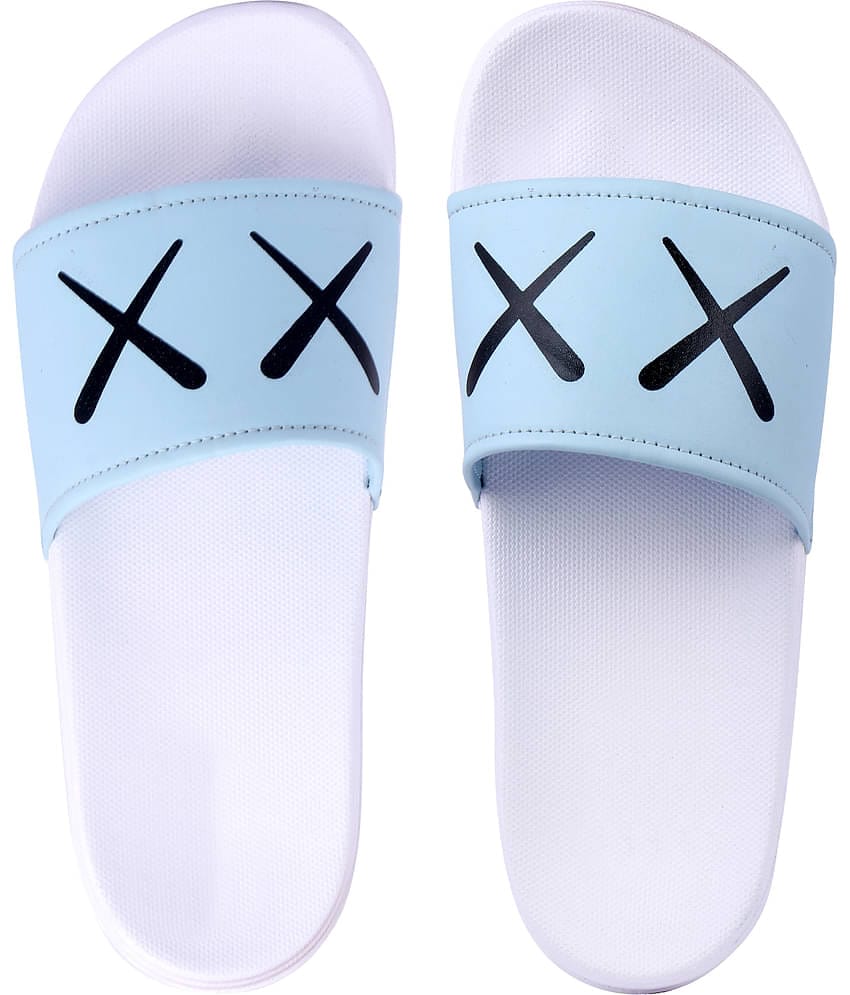 PERY PAO - Light Blue Men's Slide Flip Flop