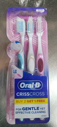 Oral-b Crisscross toothbrush Buy 2 get 1 free 