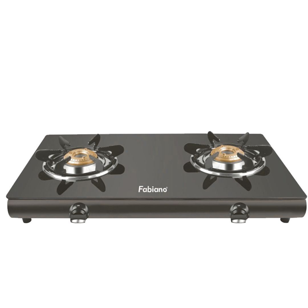 Fabiano 2 Burner Radiant Gas Stove - Black