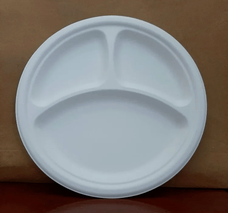 10" 3CP ROUND Meal Plate Pack of 25