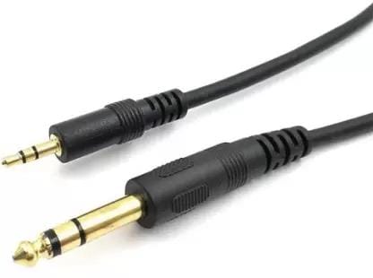Male To Male Stereo Auxiliary Audio Cable With Mic For Car, Home Stereos, Headphone, Speaker, MP3, Compatible with Beats, iPhone, iPod, iPad, Sony