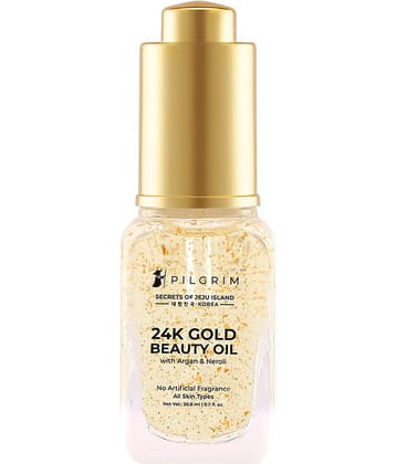 Pilgrim 24Kgold Beauty Oil Face Serum,15 ml