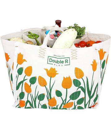 Double R - White Canvas Grocery Bag