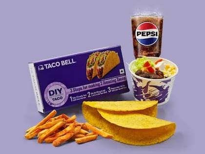 DIY Crunchy Taco Supreme Meal Veg
