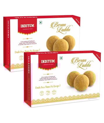 Indiyum Sweet Mithai Besan Laddu 400g (200g X 2)