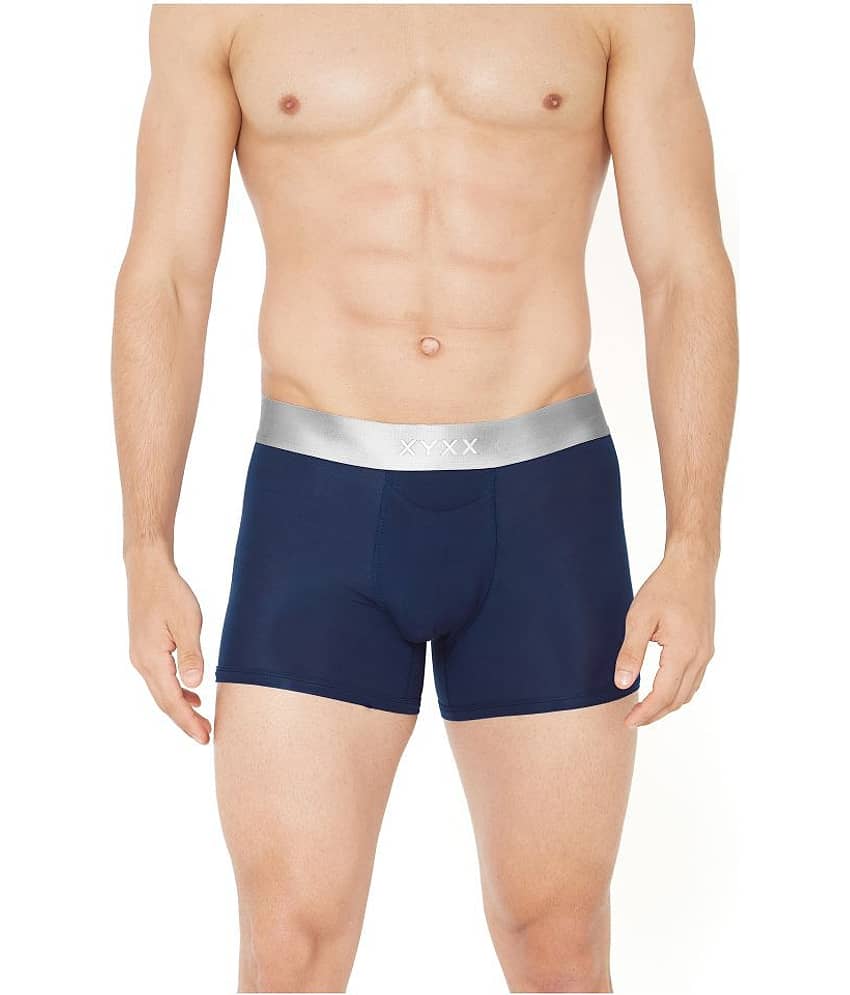 XYXX Pack of 3 Modal Trunks For Men's ( Navy Blue )