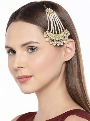 Gold-Plated Handcrafted Jhumar Passa Gold-Plated Handcrafted Jhumar Passa