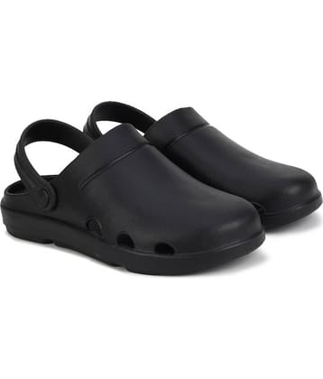 Aqualite - Black Men's Clogs