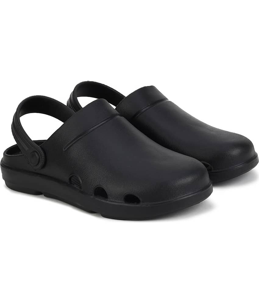 Aqualite - Black Men's Clogs