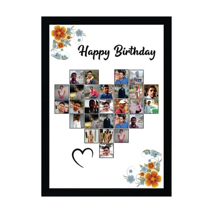Personalised Calendar Collage Photo Frame.SizeA3(12X18Inch)