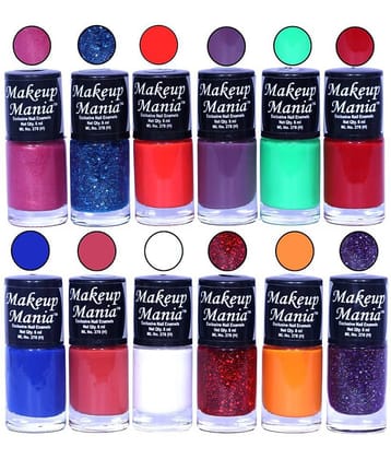 Makeup Mania Nail Polish Set of 12 Pcs, Nail Paint of 6ml each x 12 Pcs, MultiColor Combo Set No.141