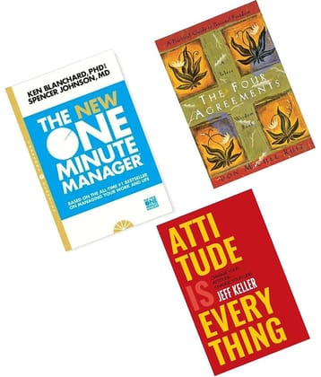 The Four Agreements +The New One Minute Manager +Attitude Is Everything Paperback (English)