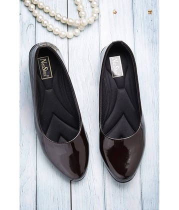 NATSHUZ Black Women's Casual Ballerinas