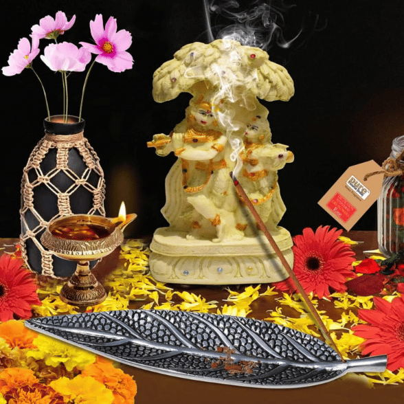 forral Incense Stick Holder Black 200 gm ( Pack of 1 )