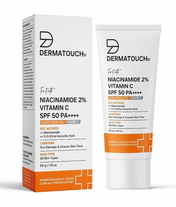 Dermatouch SPF 50 Sunscreen Gel For All Skin Type ( Pack of 1 )