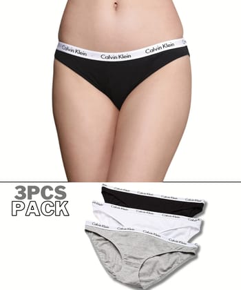 C K Underwear - Women Pack Of 3 Briefs-XS