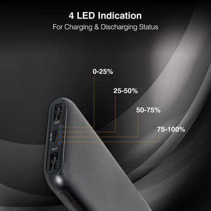 ERD PB-10KE Power Bank 10000 mAh (12W)-White