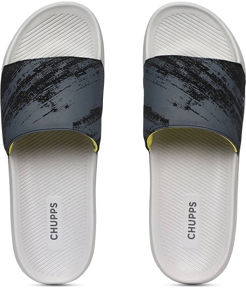 CHUPPS Dark Grey Men's Slide Flip Flop