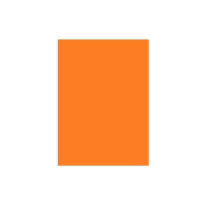 A4 Size Orange Color Paper (100 Sheets Each Colour, 75 Gsm) - Pack Of 100 Sheets
