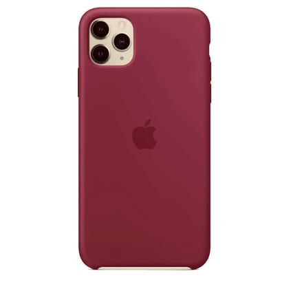 Premium Silicone Cover - Pomegranate-iPhone 11 Pro