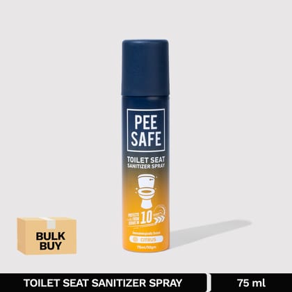 Toilet Seat Sanitizer Spray (Citrus) - 75 ML - BULK BUY Toilet Seat Sanitizer Spray (Citrus) - 75 ML - BULK BUY - Default Title