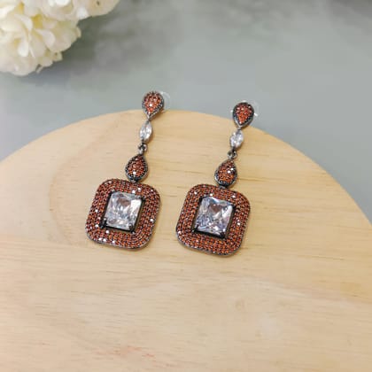 Libya ad earring 01-Red