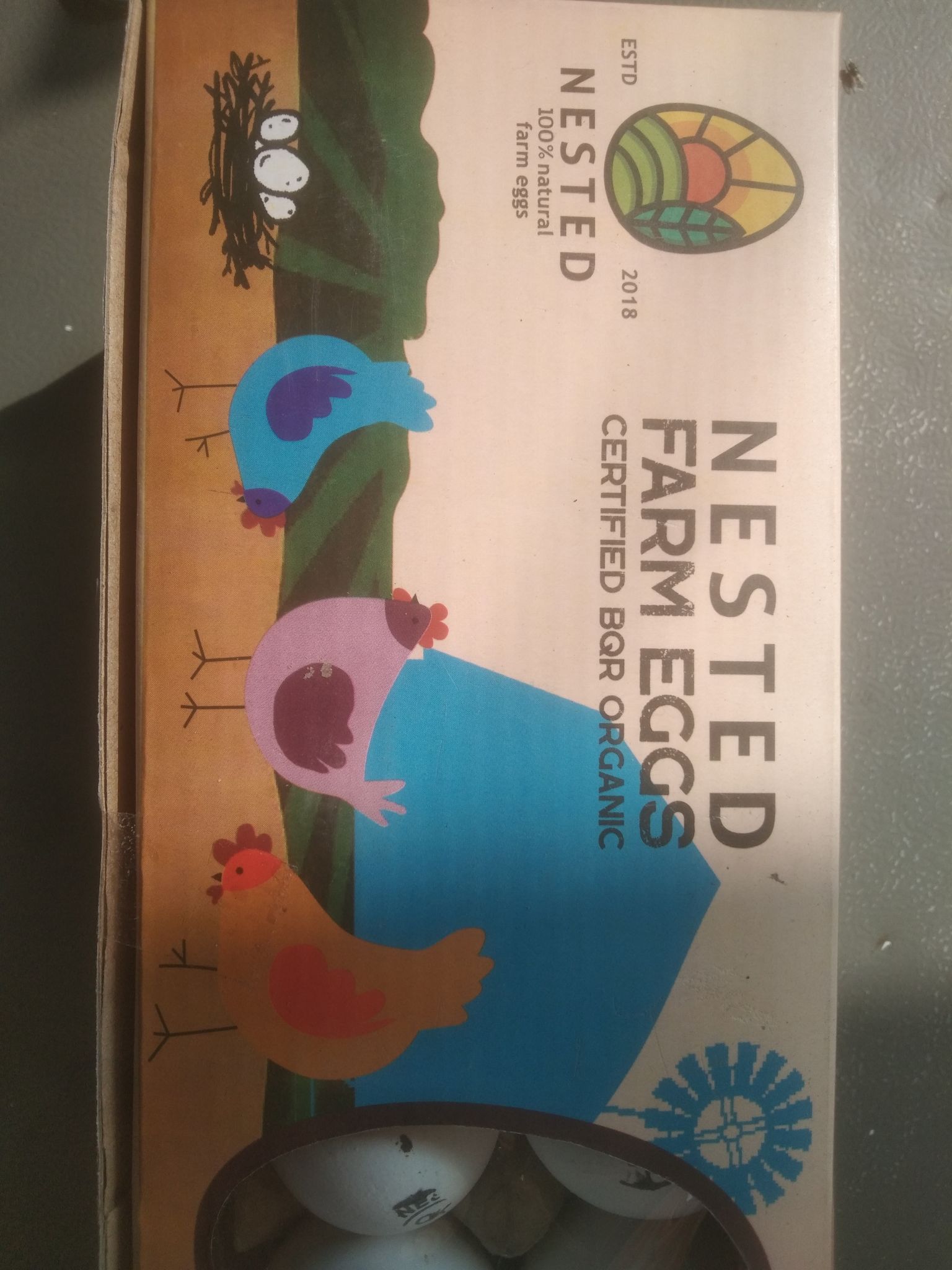 Nested farm eggee 10pc