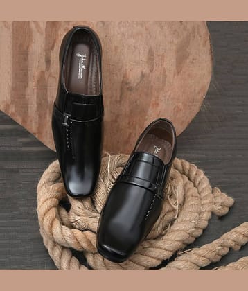 John Karsun -  Black Men's Mocassin Formal Shoes