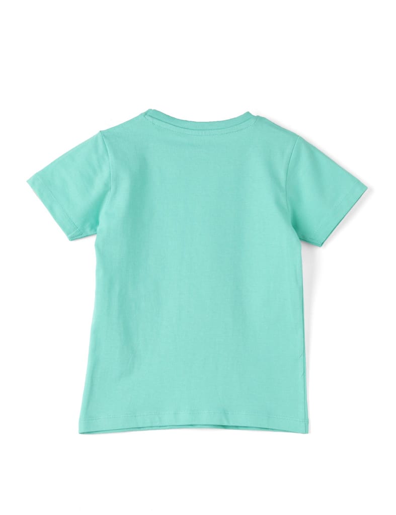 Sophisticated Kids Boys T shirt Cotton Biscay Green Rock Star 2025 at ShopCircuit | ONDC