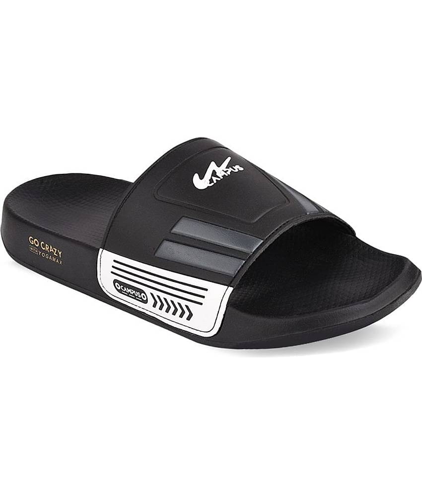 Campus - Black Men's Slide Flip Flop