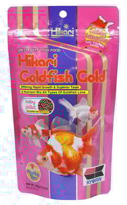 Hikari Baby Gold Fish Gold Pellet, 100gm