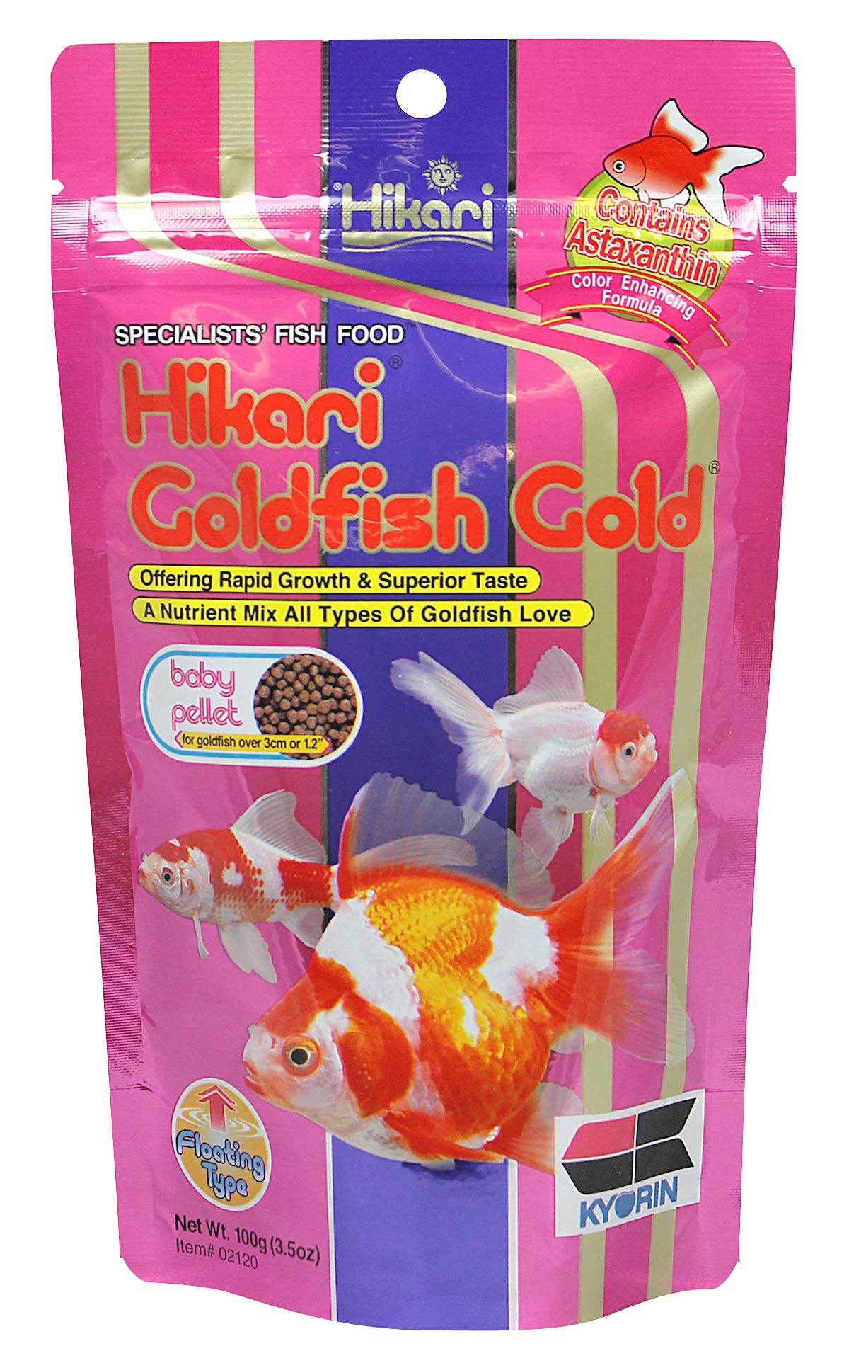 Hikari Baby Gold Fish Gold Pellet, 100gm