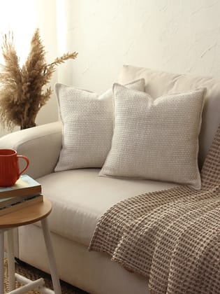 Vindhya Cushion Cover (Natural) - Medium