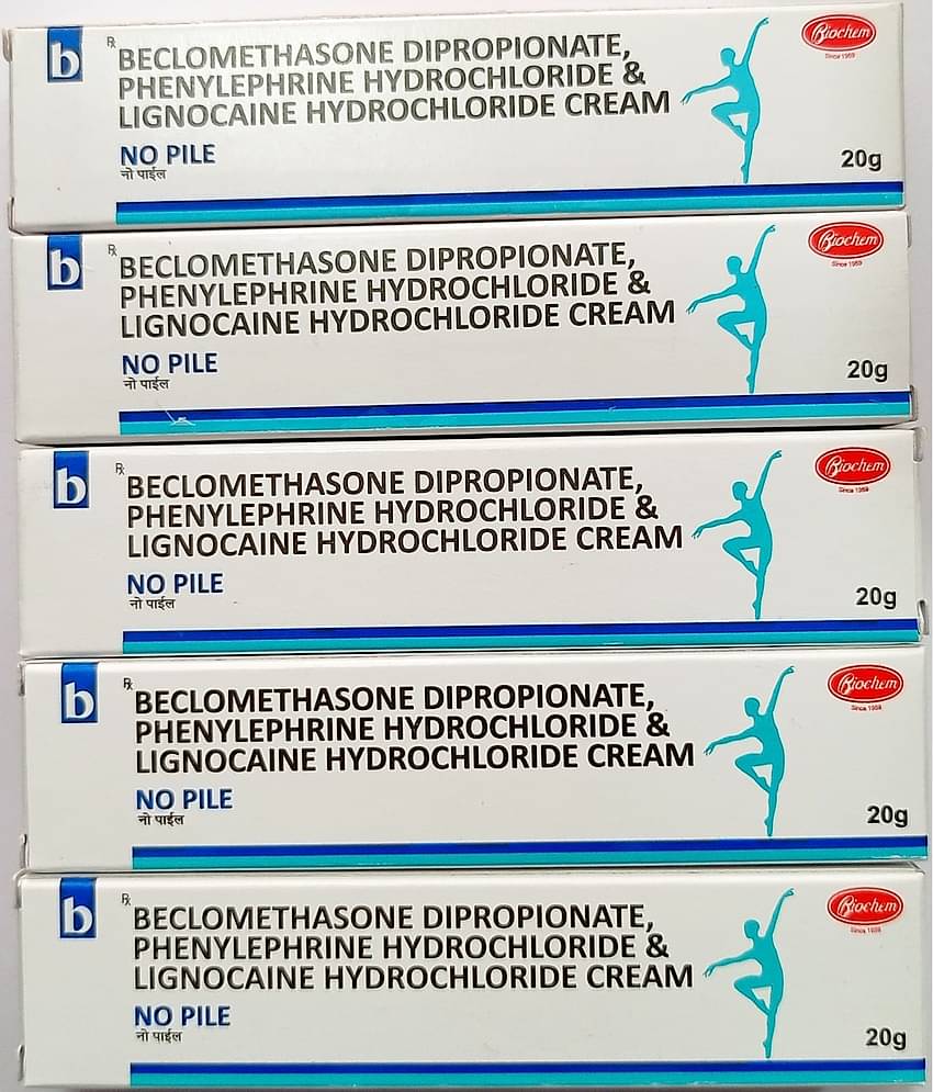 NO PILE CREAM 20 GM ( PACK OF 5) Day Cream 100 gm Pack of 5