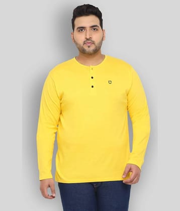 Urbano Plus Pack of 1 Cotton Regular Fit Men's T-Shirt ( Mustard )