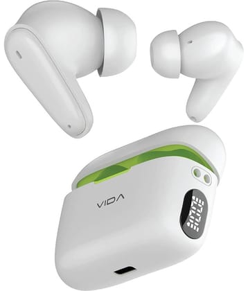 vida Beats Duo -Smart-View Display | 40H Playtime | Bluetooth 5.4 | Pod Loop Lanyard | Dual Speaker | Type-C Fast Charging | Touch Controls | Made in India